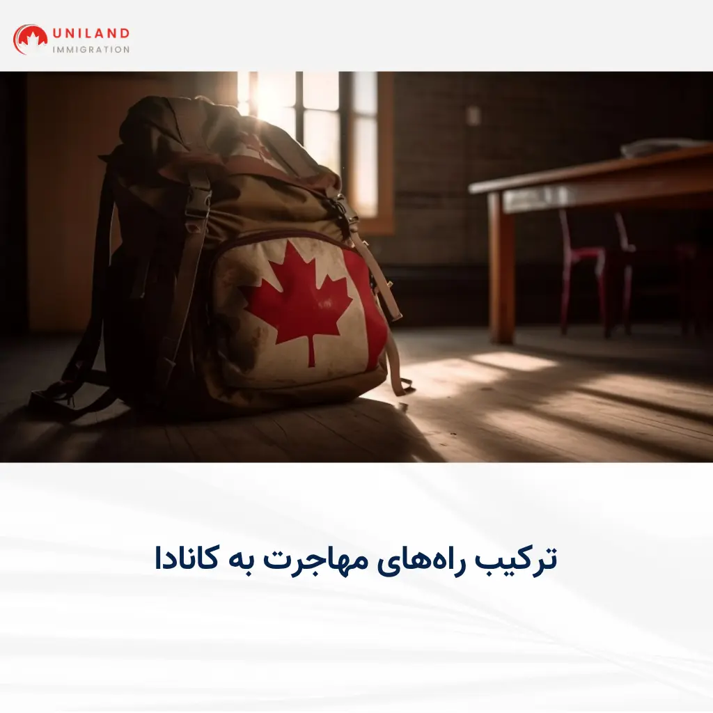 alt="ترکیب راههای مهاجرت به کانادا برای دستیابی به اقامت کانادا"